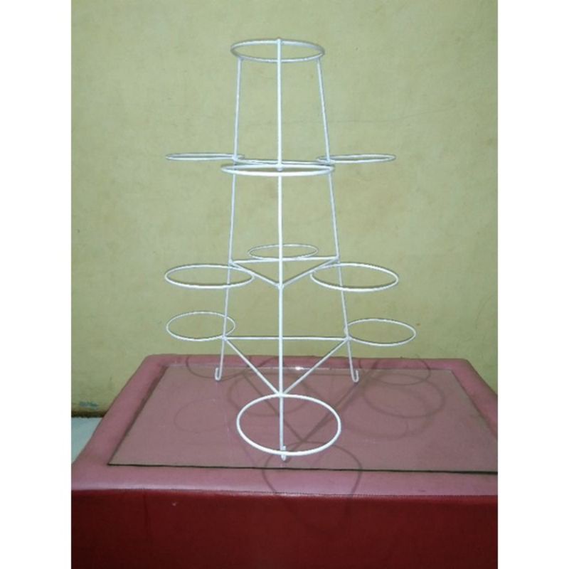 Standing rak pot bunga lobang 10 diameter 15cm