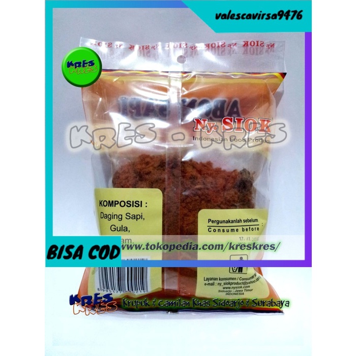 

⭐BISA COD⭐ Abon Sapi Ny. Siok Sidoarjo - 250gr