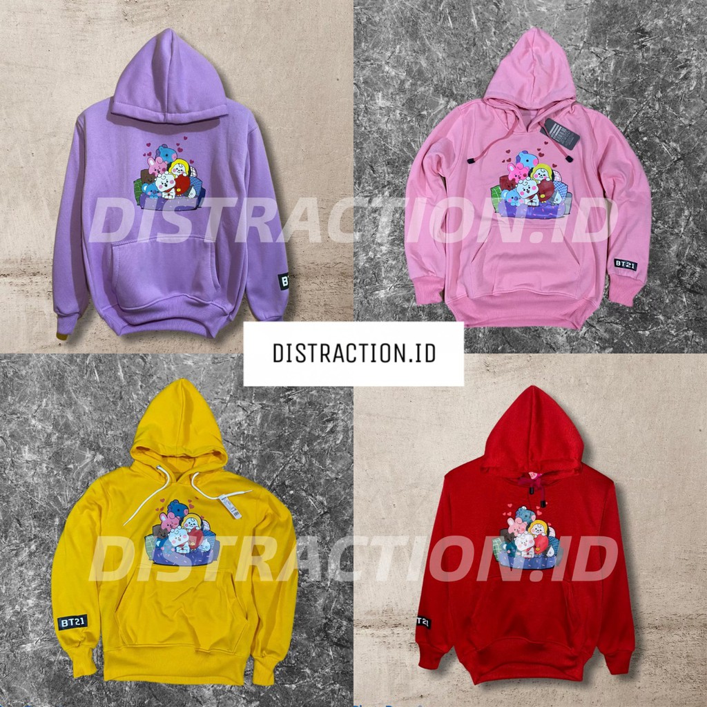 Jaket Anak Perempuan BT21 / jaket sweater anak BT21