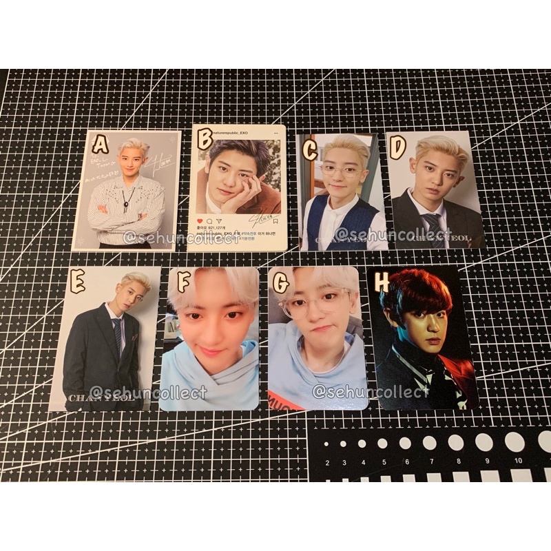 PHOTOCARD OFFICIAL CHANYEOL EXO NON ALBUM EXPLORATION JAPAN FC NATURE REPUBLIC DENTAL MIST SEASON GR