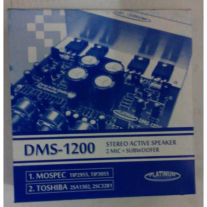 Kit power amplifier DMS-1200 STEREO ACTIVE SPEAKER 2MIC