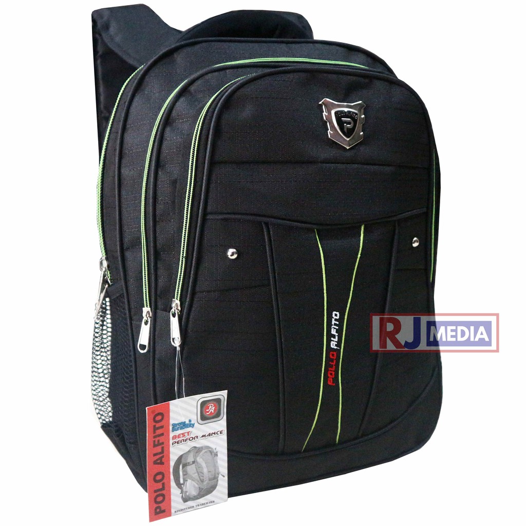 [ TELARIS ] Ransel Alfito Original Tas Sekolah Kerja Kuliah SMP SMA Dinas Seminar Tas Laptop In Notebook Keren Murah Pria Wanita Backpack Kuat Tebal Awet Kualitas Ekspor