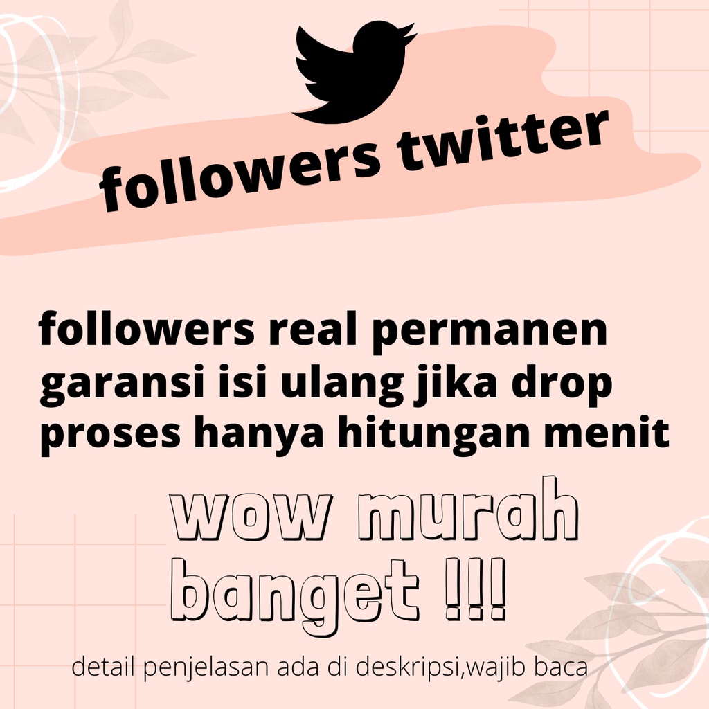followers twitter permanen aktif BEST RECOMEND TWITTER SERVICE tweet like retweet real akun folowers