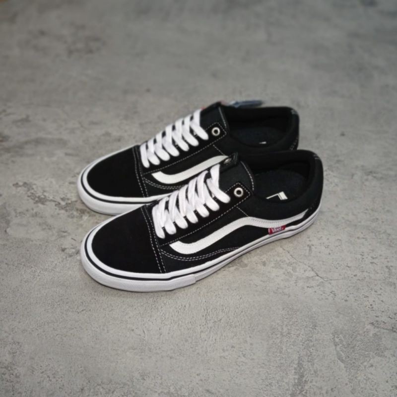 Vans Oldskool Pro Original Black White - Sepatu Vans Original 100% - Vans Pro Original - Vans Ori