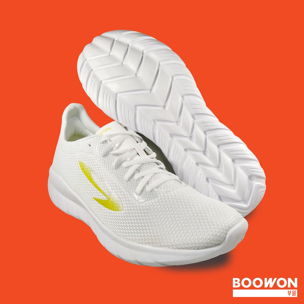 (SIZE 45) 910 Shoes Casual YASHA Putih/Emas walking urban