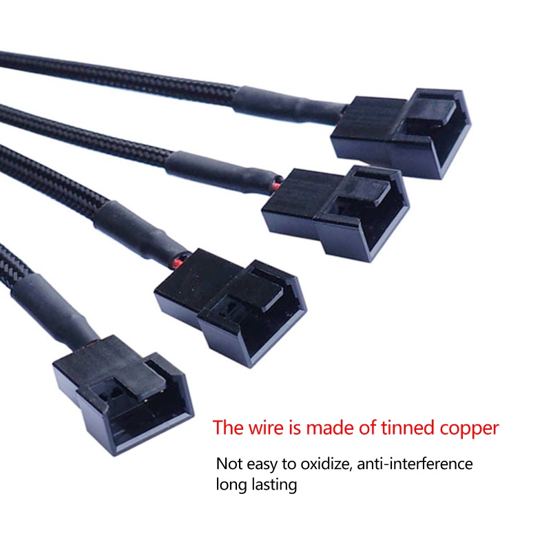 Btsg Power Supply Plug Cooler Cooling Fan Adapter Kabel Splitter Untuk Komputer PC Untuk