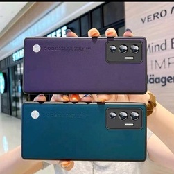 vivo v23 5g soft case leather kulit armor premium mewah silikon cover casing handphone softcase
