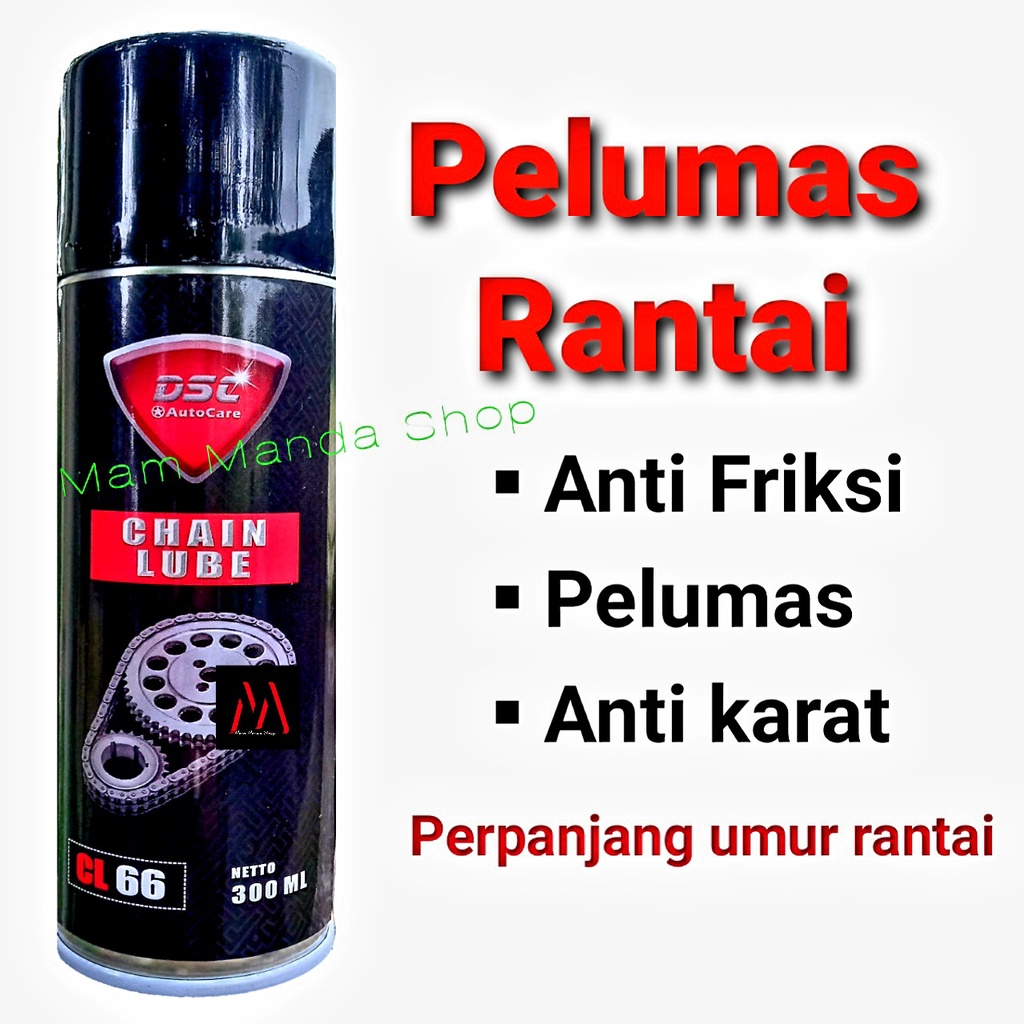 DSC Chain Lube Pelumas Rantai Motor / Oli Rantai / Pembersih Rantai / Anti Karat