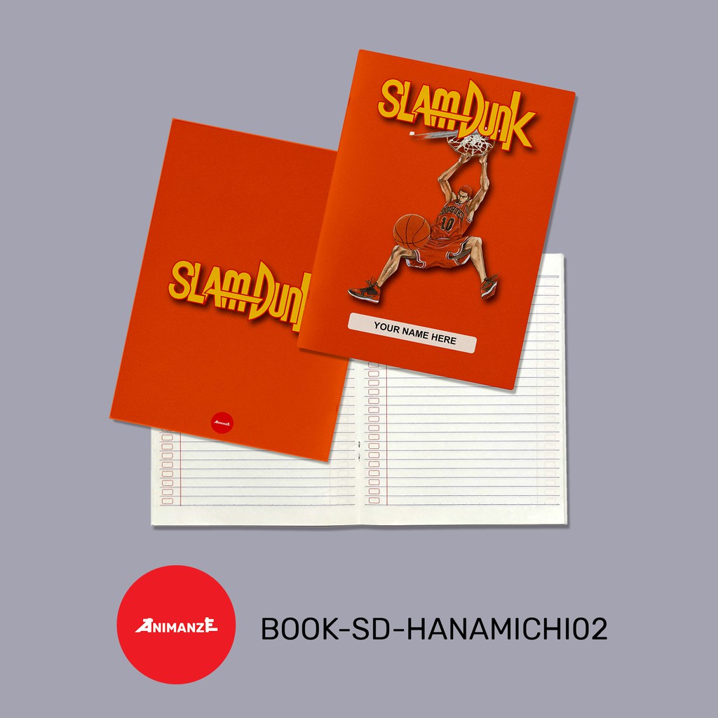 

[READY STOCK] Buku Tulis SlamDunk (Min.beli 2 pcs) - Buku Tulis Anime - Anime SlamDunk