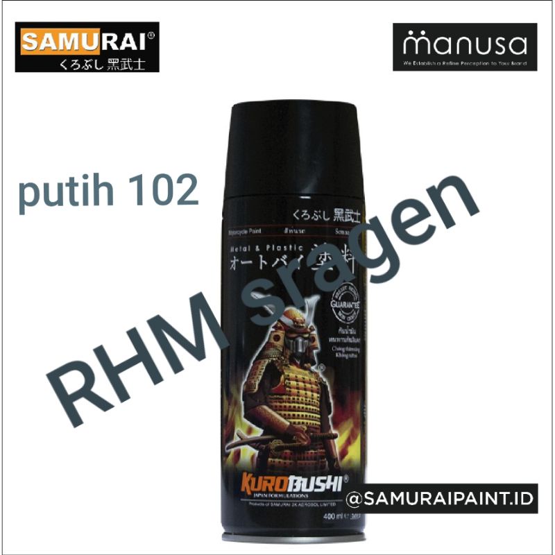 Pilox Samurai Paint 400ml white/putih 102