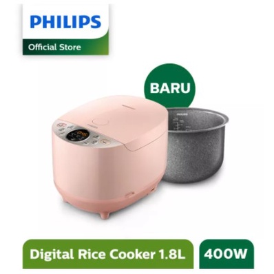 Philips Digital Rice Cooker HD 4515 400Watt - Penanak Nasi Digital 1.8 L