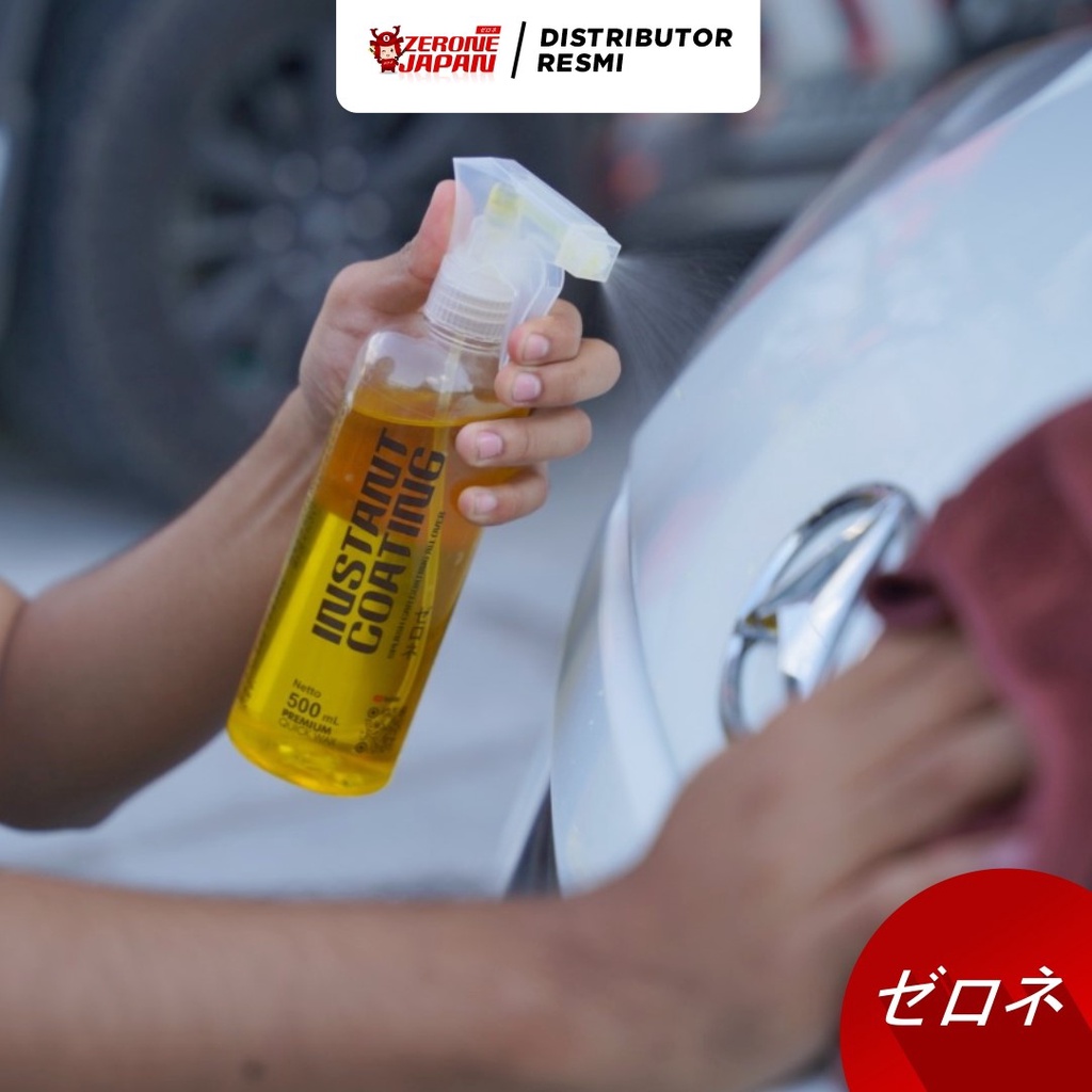Promo Zerone Semi Nano Coating 465mL - Pengkilap Mobil Efek Daun Talas Murah