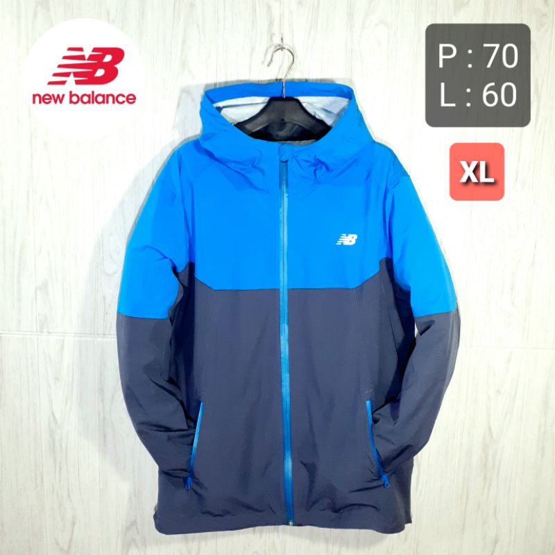 (COD) NB NEW BALANCE Cosmo Proof Jaket Ultralight Outdoor Gunung Waterproof Bekas Second Original