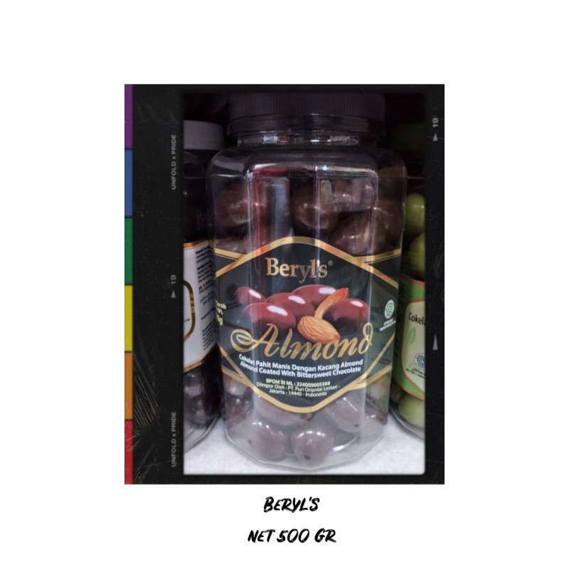 

Berlys coklat pahit manis with kacang almond