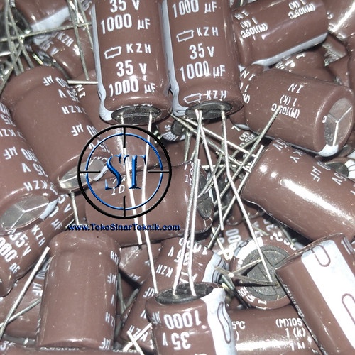 Elco Elko Kapasitor Capacitor 1000/35 1000uF/35v 1000/35V 1000/35V 1000uF/35 1000/35V 1000uf 35v HIGH QUALITY Isi Full Mengkilap