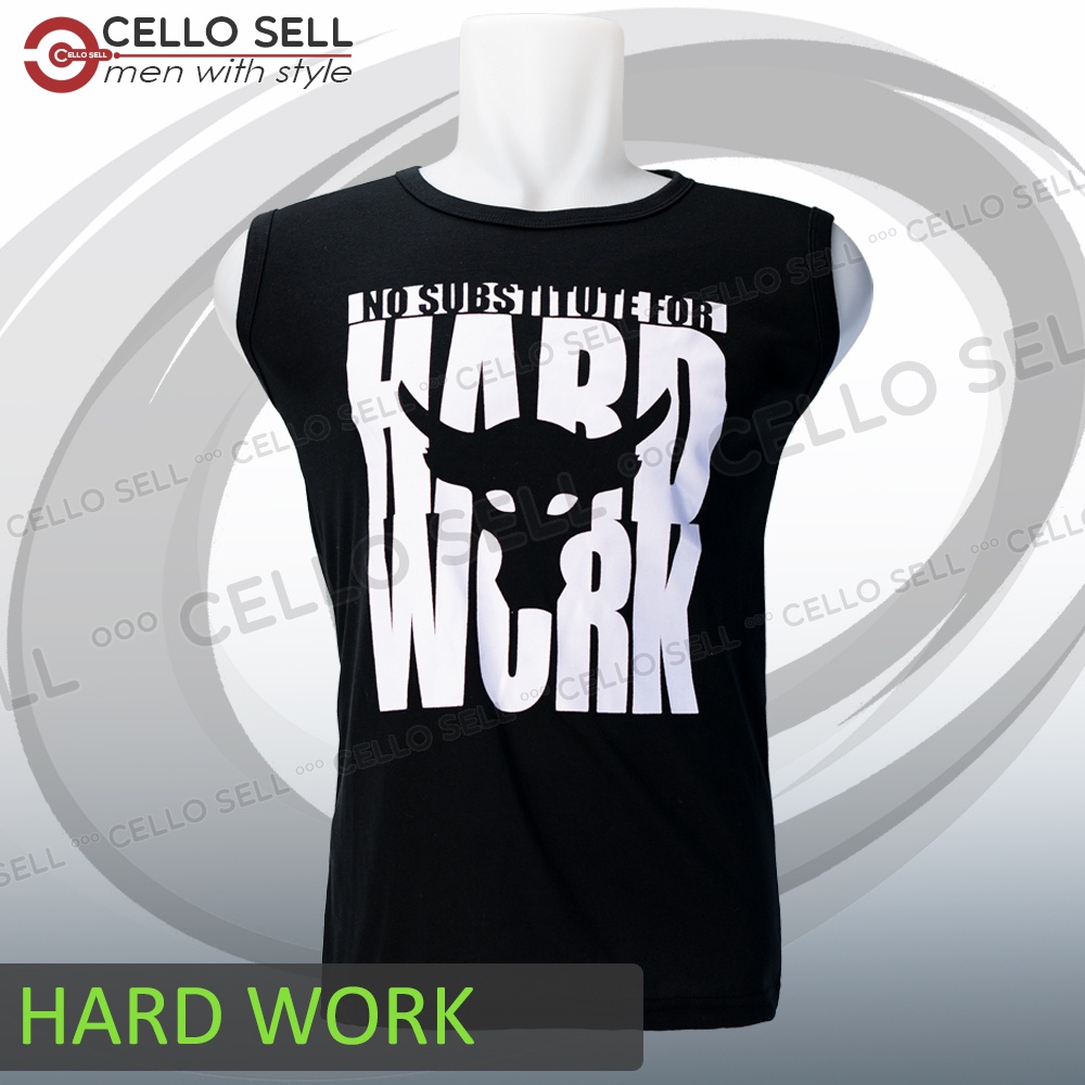 KAOS OBLONG TANPA LENGAN PRIA DISTRO