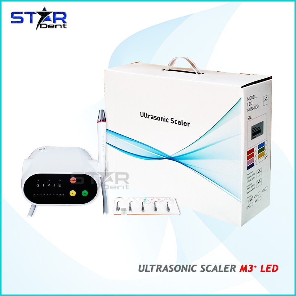 Scaller Gigi Led Ultrasonic Scaler Portable M3+ (LED) dan M3S (Non LED)