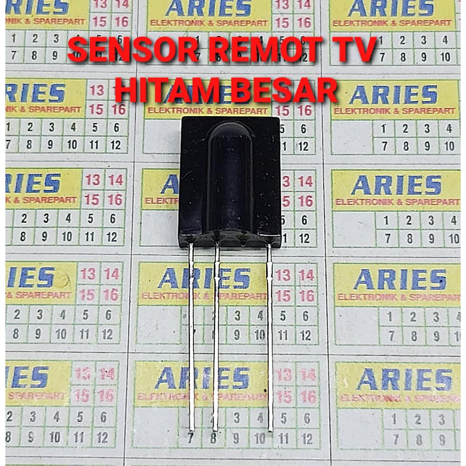 SENSOR REMOT TV HITAM BESAR