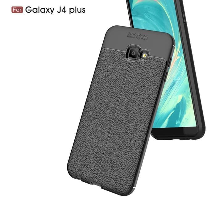 Case Autofocus Samsung J1 Ace J4 Plus J6 Plus Silikon Case Softcase Jelly Lembut  Hitam Black Elegant