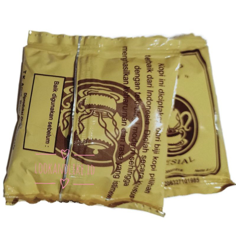 

NG Kopi Cap Teko SPESIAL PLASTIK 1 Pack Isi 30 Sachet x 8gr Tanpa Gula Giling Halus Kopi Bogor Halal