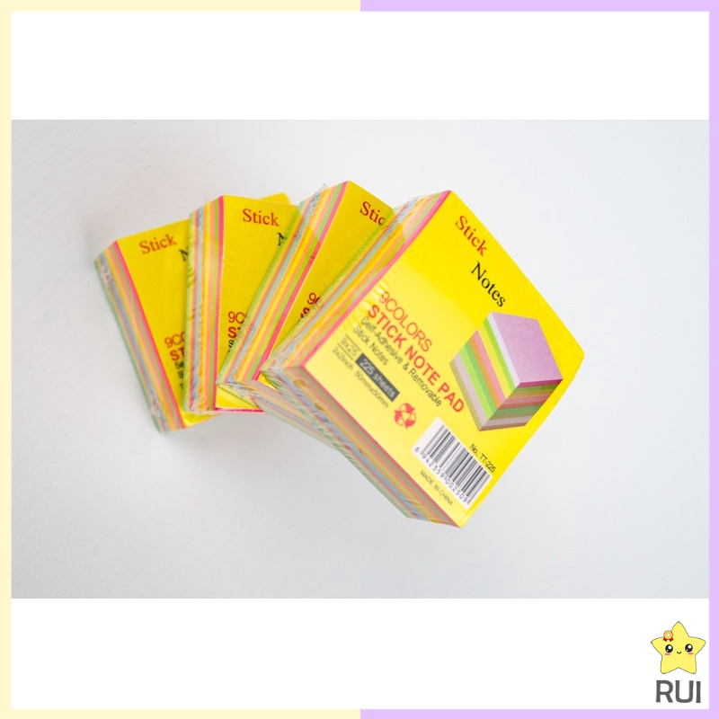 

Sticky Notes 9 Warna / Penanda Halaman Buku Novel Memo Stick