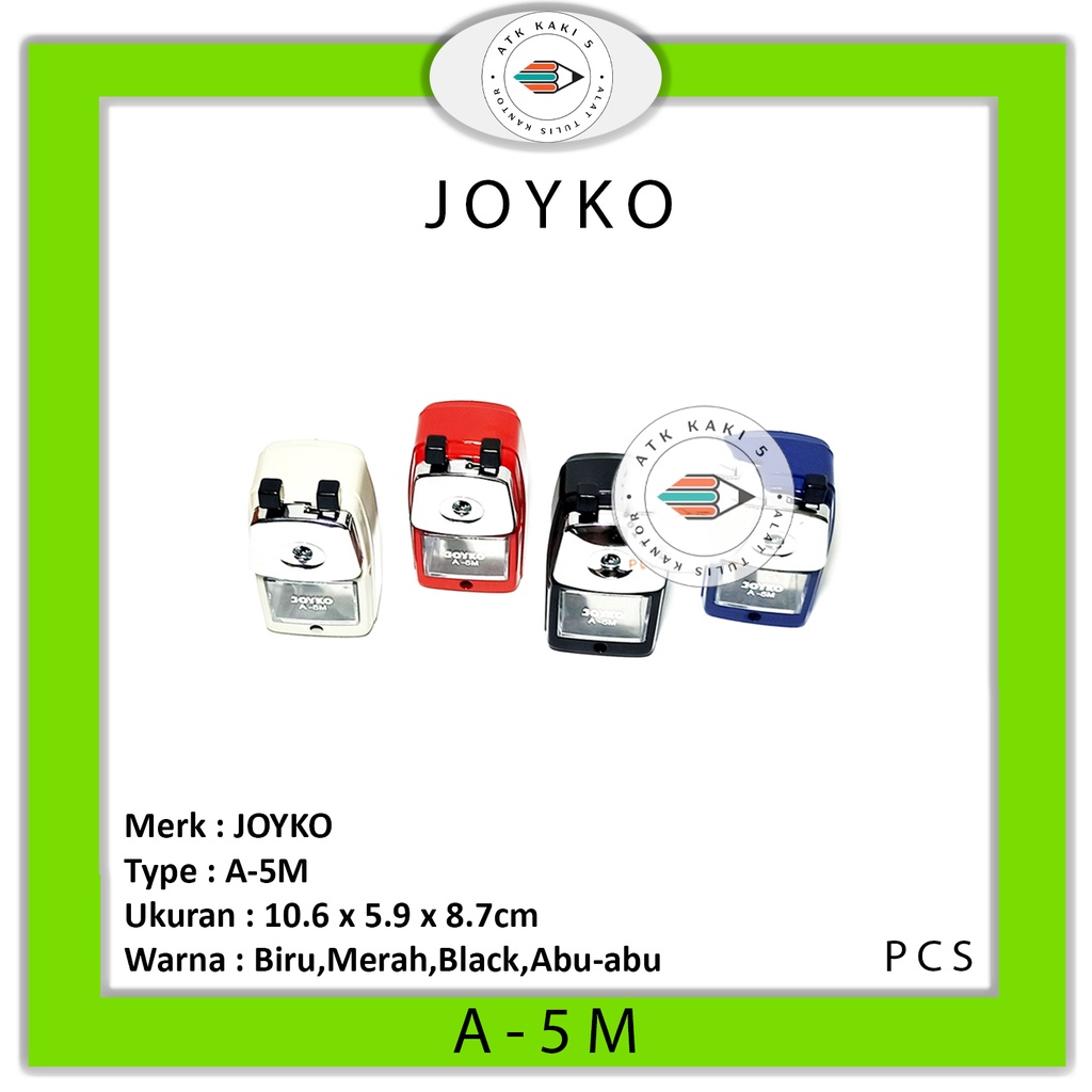 

JOYKO - Rautan Pensil A-5M - Pcs