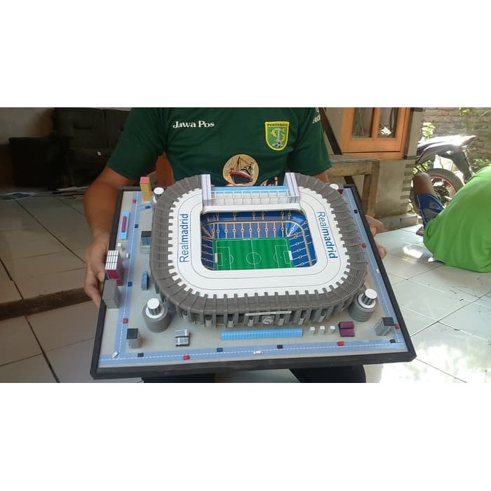 Miniatur Stadion Real Madrid Santiago Bernabeu