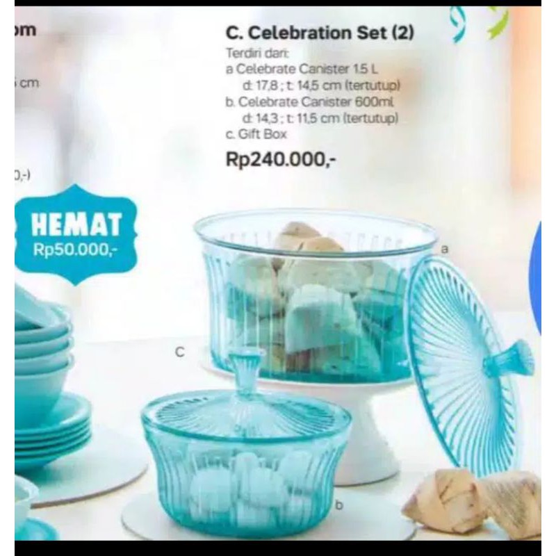 celebration set Tupperware