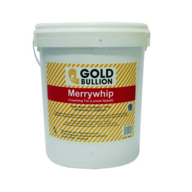 

Merrywhip Gold bullion /mentega putih (repack 500gr)