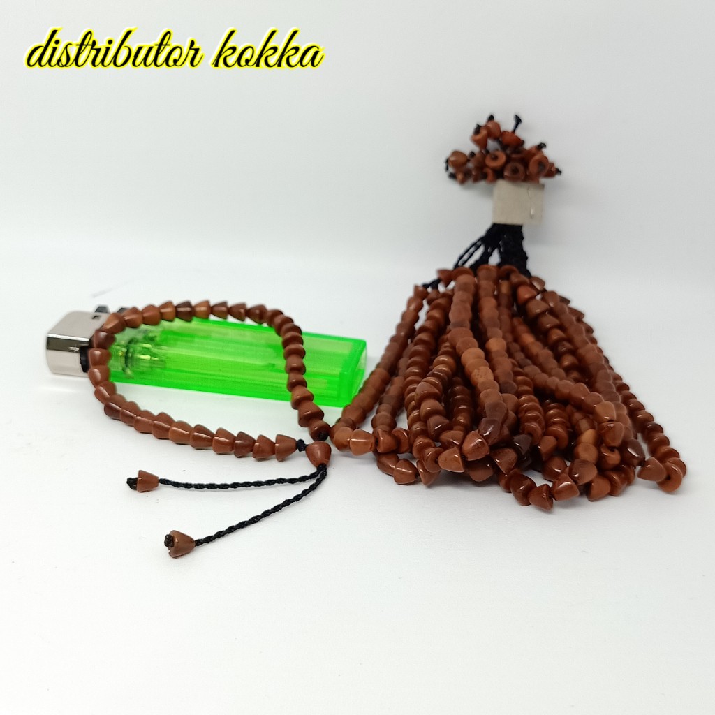 ( SUPER MURAH ) Harga grosir 10 pcs gelang Kokka kaukah landak coklat