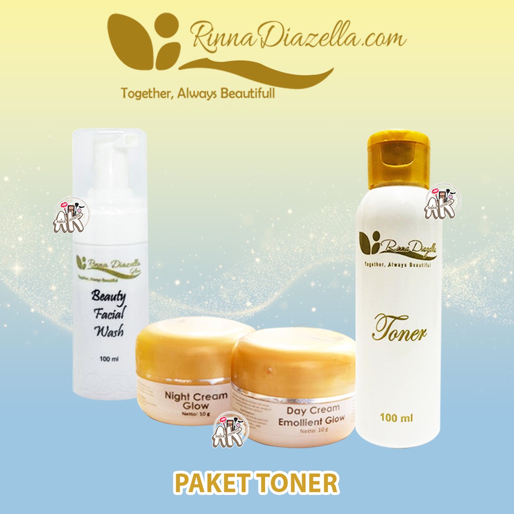 PAKET RINNA DIAZELLA SKINCARE ORIGINAL BPOM 100% DISTRIBUTOR RESMI