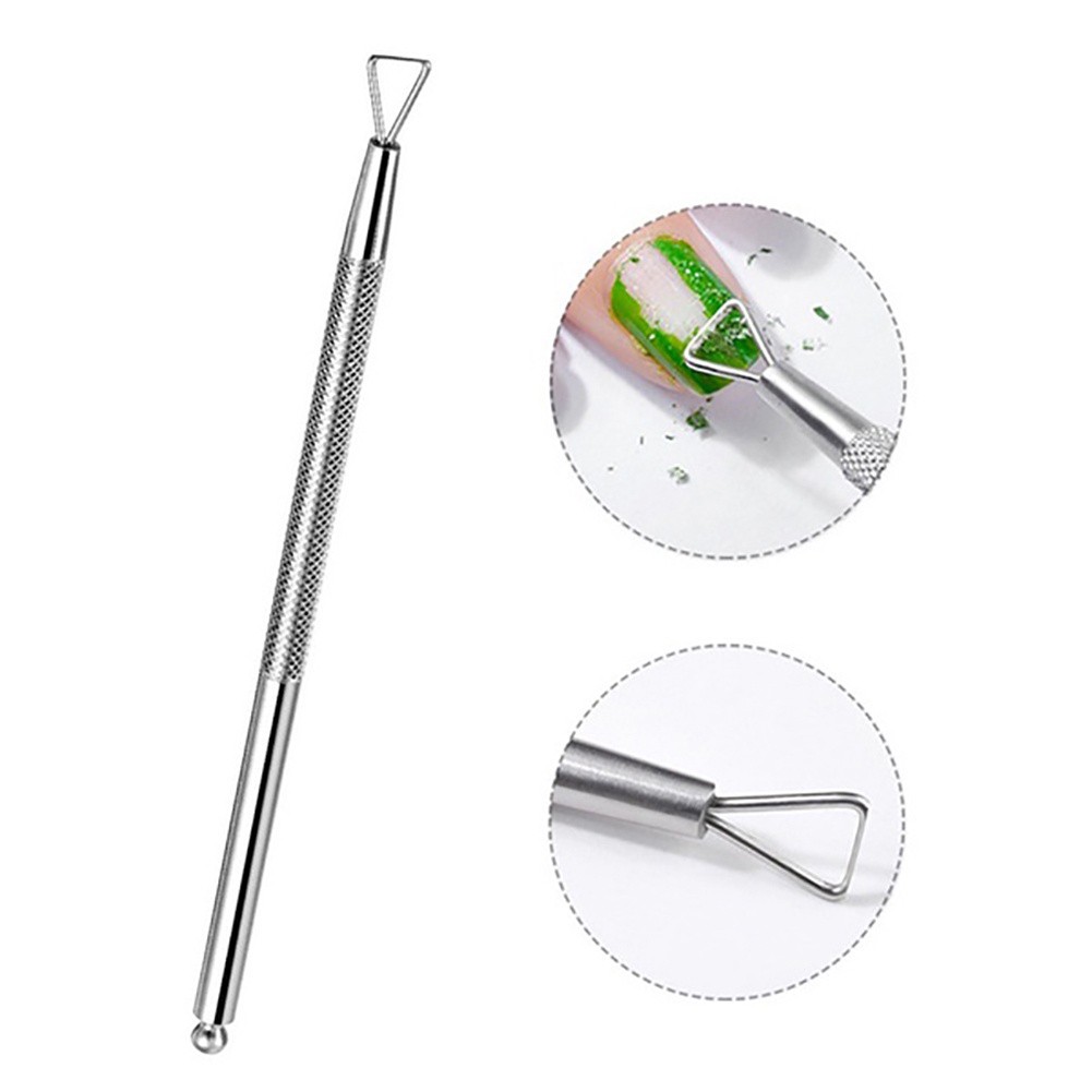 PUSHER REMOVER NAIL GEL / PUSHER REMOVER TOOL STAINLESS STEEL / PUSHER NAIL ART