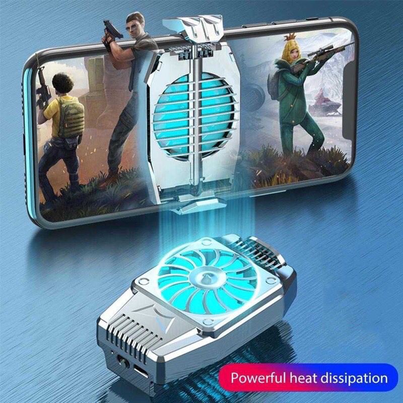 Bracket Pendingin HP Gaming Holder Refrigeration Kipas Cooling Game Handphone