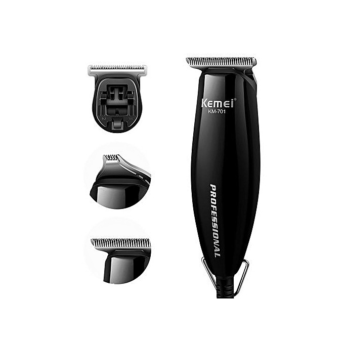 Clipper Kemei KM-701 Alat cukur Detailer 2 in 1 Original Alat cukur rambut Profesional