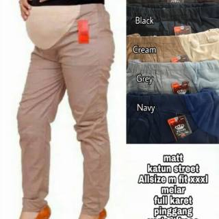  CELANA  HAMIL BUMIL  KATUN  STRECH MELAR ALLSIZE FIT M XXL 