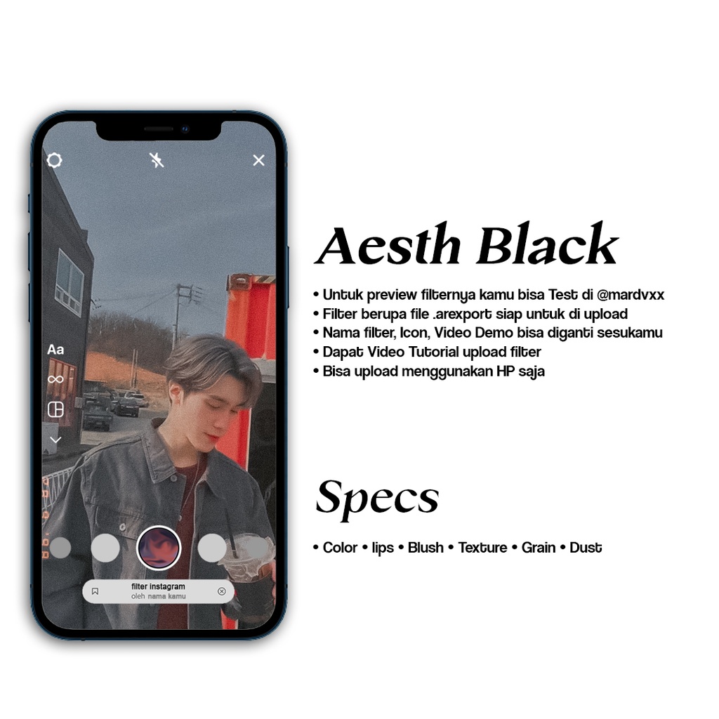 FILTER INSTAGRAM - AESTH BLACK by MARDVXX
