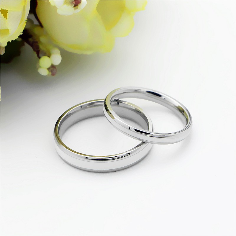 [NEW] Cincin Couple / Tunangan / Nikah / Pasangan / Titanium hitam unik dan elegant C086