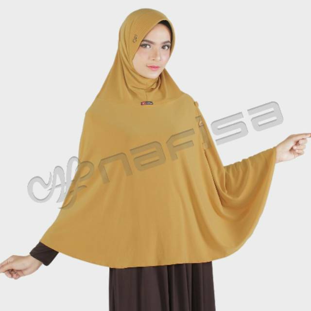 Jilbab Nafisa Anjana/Hijab Syari/Kerudung Instan/Berkualitas