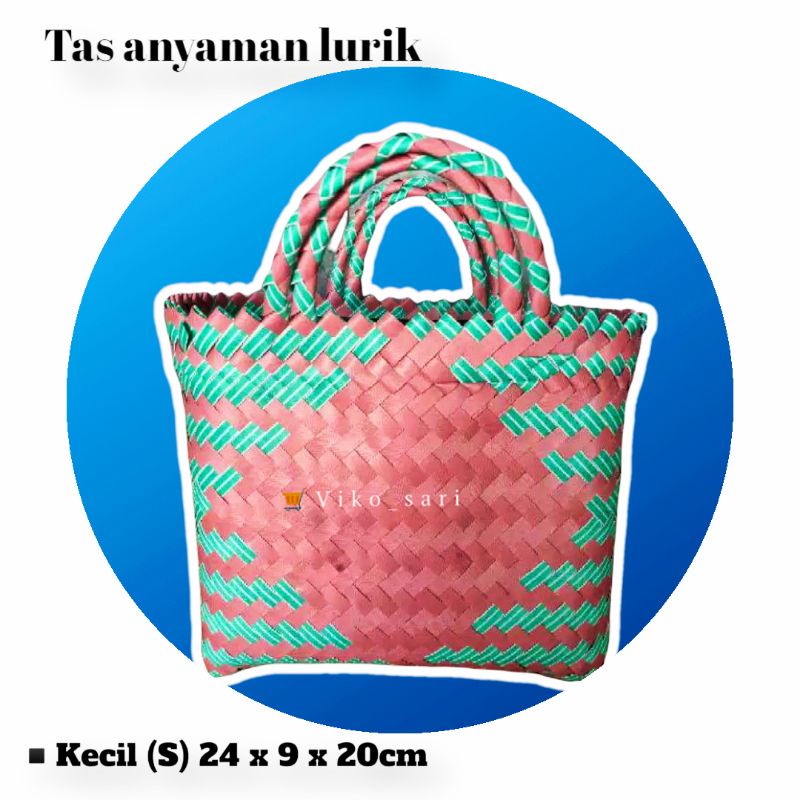 HAMPERS Hampers TAS ANYAMAN PLASTIK LURIK KECIL