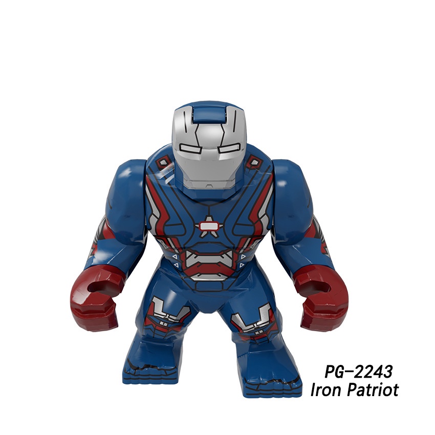 Action Figures Minifigures Iron Patriot Captain America Loki Deadpool Groot Marvel PG8260