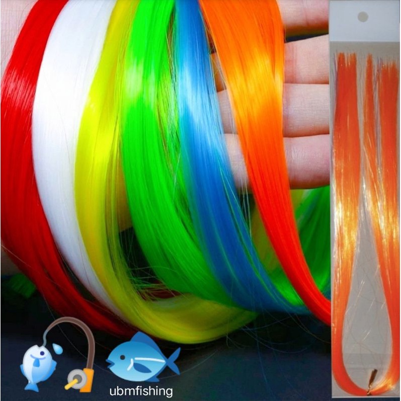 Serat Sutra SKTL 30-50Cm Serat Kain Umpan Sintetis | serat kain sutra umpan pancing | umpan Sabiki |