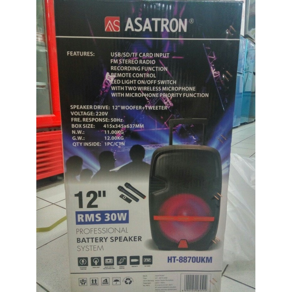 PROMO.. speaker aktif portable asatron 8870 UKM