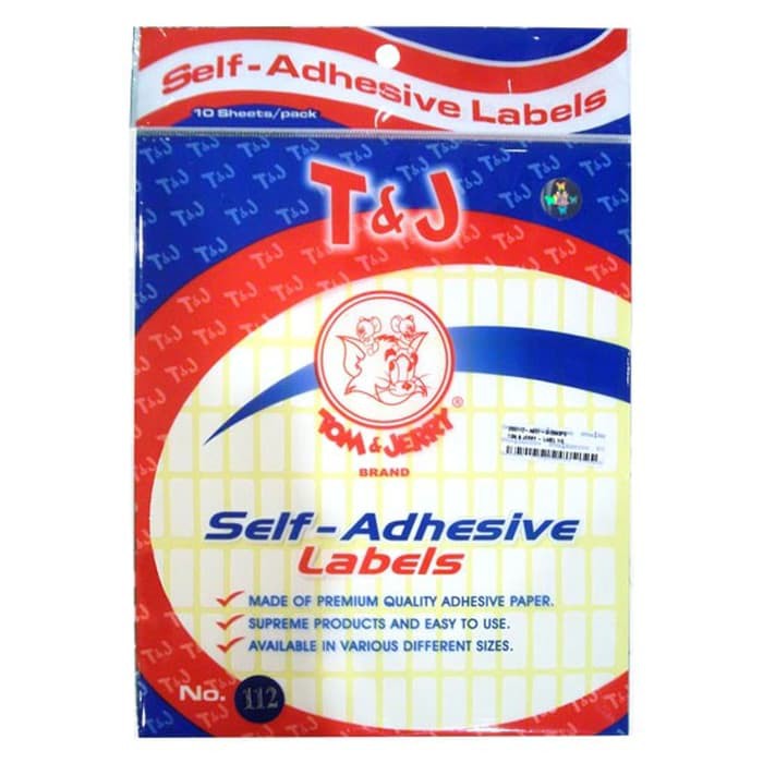 

Label Tom & Jerry 112 1 box isi 25 pak