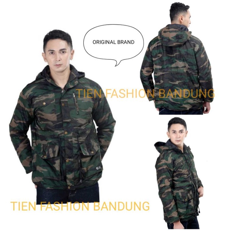Tien Fashion Bandung-Jaket parka pria ARMY LOOK KZR20