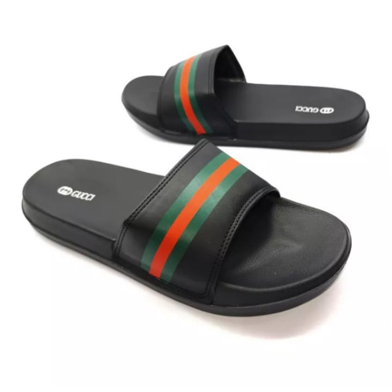 sandal Gucci pria import /sendal slide slip on anti slip