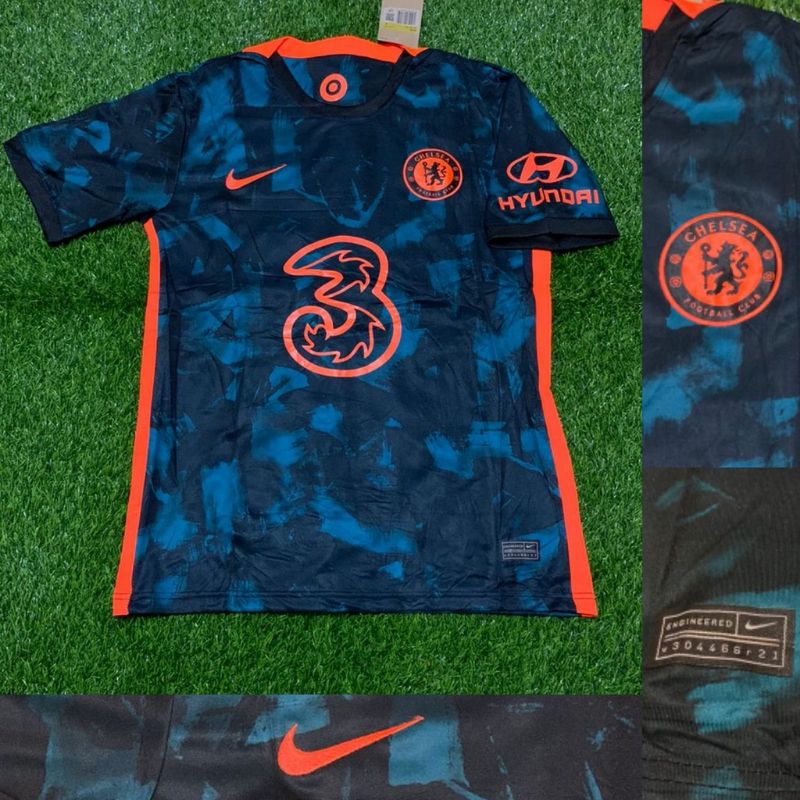JERSEY BOLA CHELSEA THIRD 2021/2022 GRADE ORI