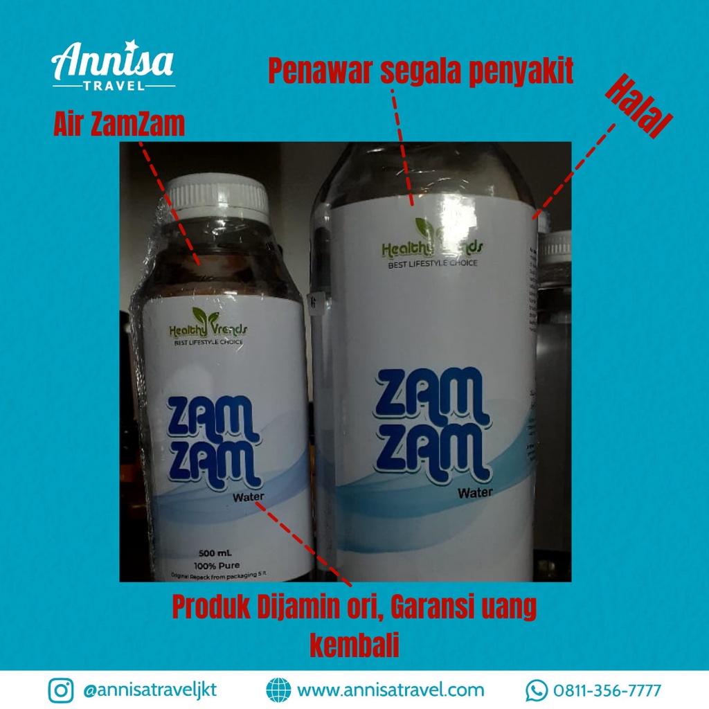 

Air Zamzam Asli 100% Air Zamzam 1 Liter Air Zam Zam Air Zamzam 500 Ml