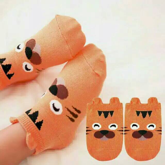 Kaos Kaki Anak Bayi Antislip Korea Karakter 3D Cute Animal