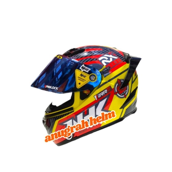 HELM NHK RX9 RACER YELLOW PAKET GANTENG ORIGINAL