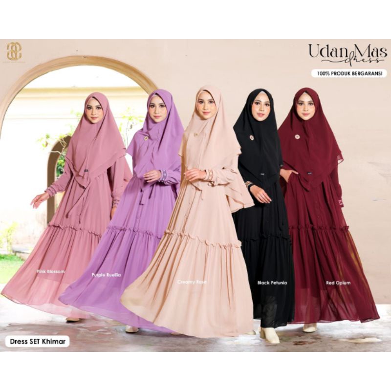 UDAN MAS DRESS SET BY PUAN || PO || READY MEI AKHIR